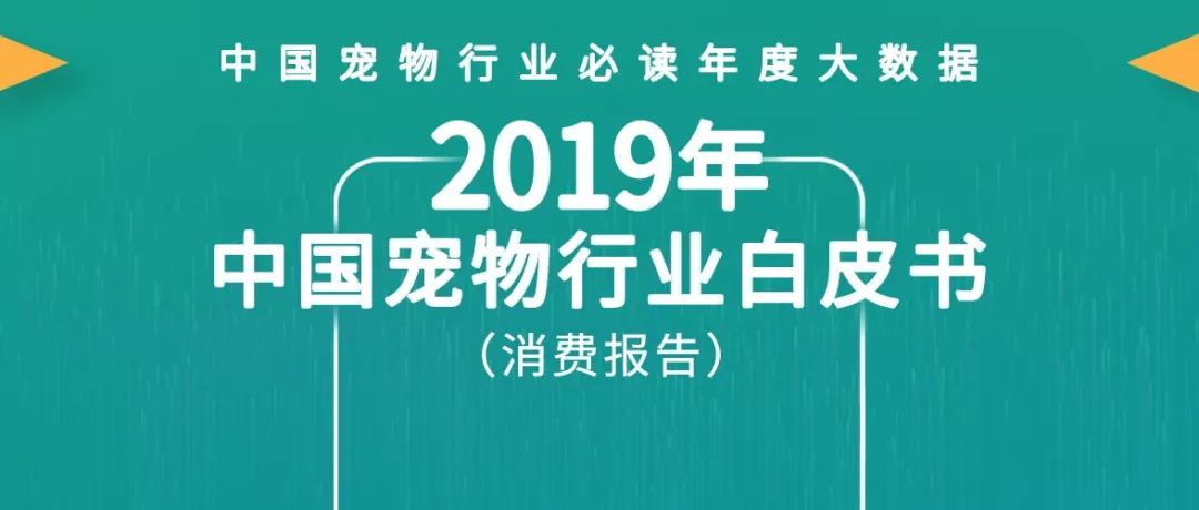 狗民网：2019年中国宠物行业白皮书